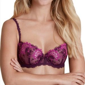 Simone Perele lacy purple bra, 32E
